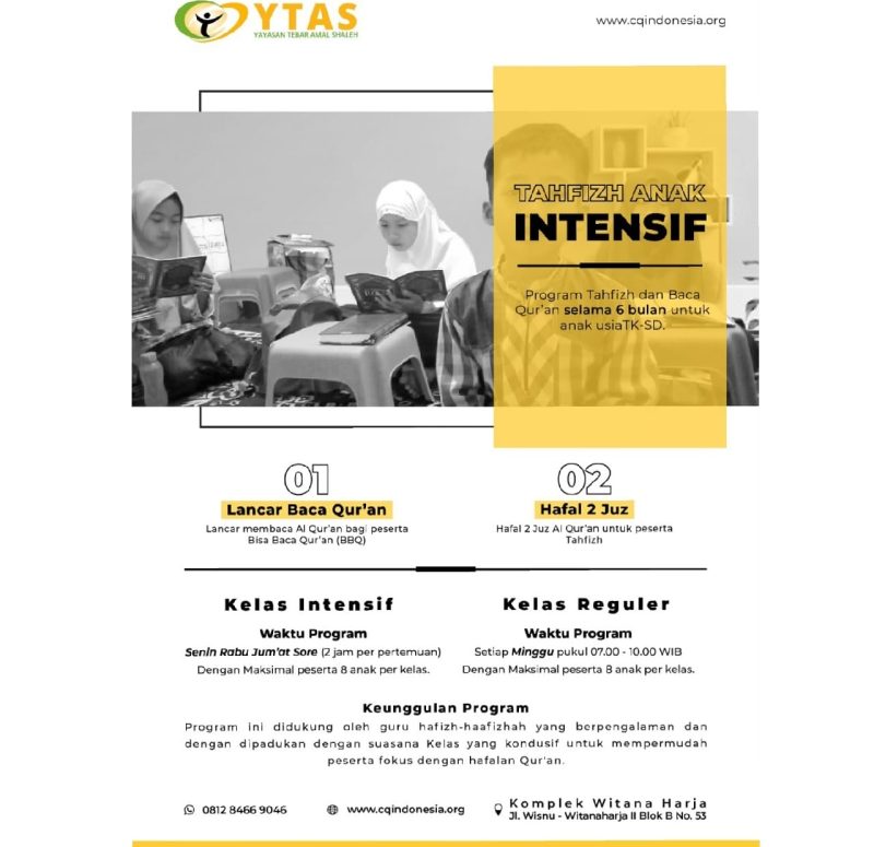 Tahfidz Intensif Anak